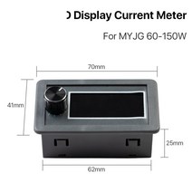 LCD 디스플레이 CO2 전류 미터 외부 화면 MYJG 시리즈 100W & 150W 레이저 전원 공급 장치, 한개옵션0