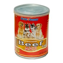 강아지 소고기 순살코기 통조림 400g 3통 강아지퓌레 퓨레사료 강아지사료 강아지캔사료 개사료 강아지퓨레