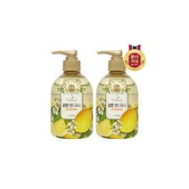LG 생활건강 온더바디 더내추럴 핸드워시 레몬 300ml x2개