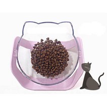 깨짐방지 플라스틱 고양이식탁 1구 캣맘 보울 편리세척 초보집사 볼 식기 물그릇, 1개