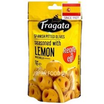 프라가타 스페인 피티드 올리브알 레몬맛 70g (노랑), 1개