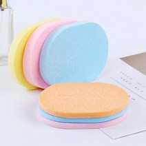 미용 해면 스펀지 화장품 클렌징 세안 퍼프 오일 파우더 피부관리(2P), 1) 도톰한 해면 스펀지 2개