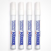 페인트 마카펜 윈도우 유성 화이트 보드마카펜 5개, 단품, 단품