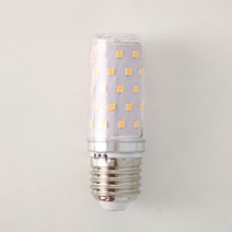 LED 콘램프 5W 12W 삼색변환 E26 E17 E14 G9 핀램프 미니전구, 1. LED 콘램프, E26 전구색 (노란빛) 8W
