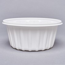 일회용 미니 탕용기 195 파이 국물 탕 쫄면 냉면 칼국수 블랙 화이트, 195칼국수(대/백색) 1420ML(50개)
