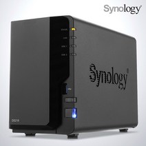 Synology NAS 2베이 DS218 4TB(아이언울프 2TBX2) 정품