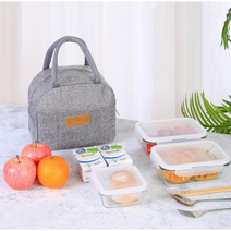 굿리빙 보냉백 보온백 이유식 직장인 도시락가방, 핑크