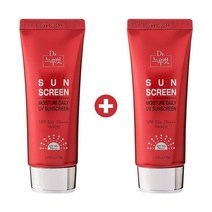 느루벗 모이스쳐 데일리 유브이 선스크린 선크림 70g [SPF50+/PA+++], Dr.느루벗 선크림 70g x 2개