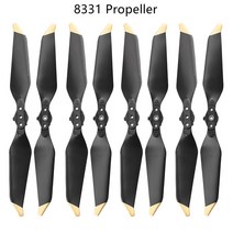 DJI Mavic Pro Drone 용 프로펠러 퀵 릴리스 Prop 8330 8331 접이식 블레이드 교체 소품 예비 부품 액세서리 CW CCW, [11] 8331 gold