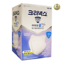 크리넥스 KF-AD 시원한 비말 차단 라이트핏 쿨 귀가편한 마스크 대형 30입, 대형/30매입, 13세트