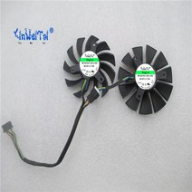 새로운 원본 다채로운 GTX650Ti GTX660 비디오 그래픽 카드 냉각 팬 FD7010H12S DC12V 0.35A 1 세트, 한개옵션0