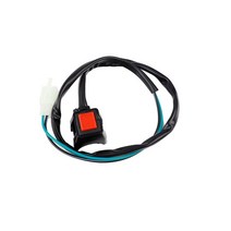 스쿠터50cc 50cc스쿠터22mm 내구성 듀얼 스포츠 쿼드 스타트 혼 킬 오프 스톱 스위치 버튼 오토바이 TV 액, 02 red