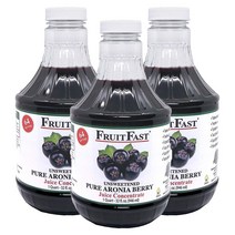 FruitFast 아로니아효소 원액 주스 농축액 100% Aronia 946mL 3개