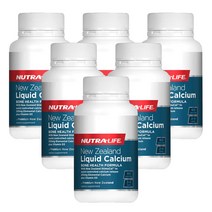 뉴트라라이프 뉴질랜드 리퀴드(액상) 칼슘 + 비타민D 60 캡슐 X 6개, 1세트