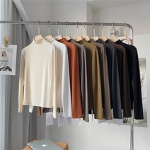 이르아 여성 하프 터틀 넥 니트