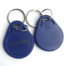 iot스위치 IOT제품 MIFARE 클래식 1K 13.56mhz Fob ID 인쇄 파란색 (10 개 팩), 한개옵션0