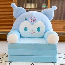 아동 접이식 매트리스 다용도 소파 침대 낮잠 캐릭터 큐트 스타일, 블루 쿨로미