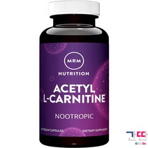 엠알엠 뉴트리션 L카르니틴 500mg 60캡슐 건강한, L-카르니틴 - 캡슐당 500mg 60V캡스, 1개, 60정