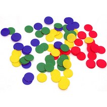에듀카코리아 EDUC 8712 수세기 칩 Counters (100개 4색)