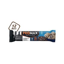 Pro맥스 버라이어티 팩 20g 고 단백질바 12개, 쿠키와 크림