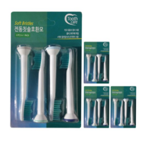 Toothcare 필립스 음파전동칫솔호환모 4p, 12개입