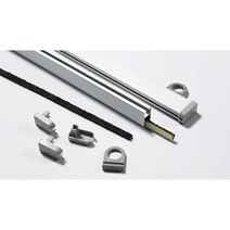 사각 족자봉 40cm 10조 (20ea) 부품 포함 (알루미늄), 2. 실 타입