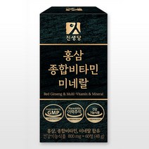 진생당 홍삼 멀티 종합비타민 미네랄 800mg x 60정 SS, 2세트