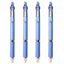 [마치] 밀룩스 파스텔 3색볼펜 0.7mm 잘써지는 펜, 5개입, 보라색