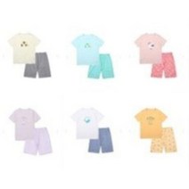 7아동) 폴햄키즈 공용 반팔 라운지웨어 세트 PKC2UI1820 NC서면점