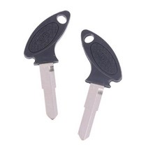 오토바이자물쇠 보조키 일부 중국 오토바이 오토바이 왼쪽 오른쪽 블레이드 그루브에 대한 2PCS 빈 포경 키, 2pcs left