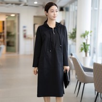 엄마옷 모슬린 지퍼 후드 원피스 OP301030마담 미시옷 50대 중년여성의류 60대 엄마옷 빅사이즈 할머니옷 여성옷