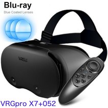 VR게임 VRG Pro 3D 안경 가상 현실 5-7 인치 스마트 폰 장치 용 전체 화면 비주얼 와이드 앵글, 한개옵션1, 02 02