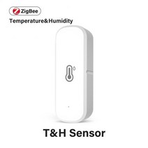 Tuya-ZigBee 와이파이 온도 습도 센서 스마트 홈 실내 온도계 습도계 알렉사 구글 라이프 컨트롤, [01] zigbee 1PC