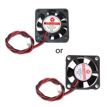3D 프린터 4010 엔더 용 냉각 팬 DC 5V/12V/24V 오일 베어링 4cm 용 냉각 팬, 파란색