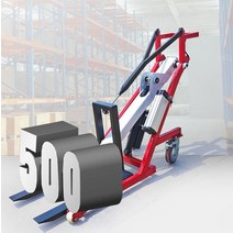 전동 유압 지게차 배터리 포터 1톤 트럭 상차 하차, 300KG