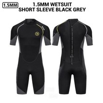 웻슈트 네오프렌 잠수복 스쿠버 다이빙 슈트 15MM 남성 수중 낚시 카이트 서핑 스피어피싱, MS201 GY Wetsuit Men+2XL 80-90
