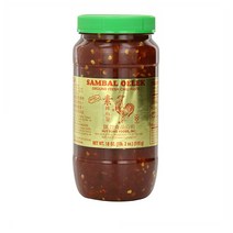 Huy Fong Sambal Oelek Chilli Paste 후이퐁 삼발 올렉 칠리 페이스트 18oz(510g), 510g