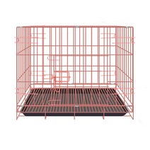 2023 NEW 강아지케이지/고양이 켄넬/강아 고양이펜스/대형견집/대형견케이지-70cm(70*50*60)-펫하우스, 핑크