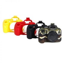 카메라 케이스 커버 파우치 실리콘 갑옷 D7 D5 D75 D56 D 호환, D810 D800 black