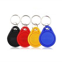 1000 개/몫 RFID 태그 키 Fob Keyfobs 체인 링 토큰 125Khz 근접 카드 칩 액세스 제어, 04 Black