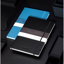 DELI 델리 누사인 하드커버 가죽노트 B5사이즈, 블루(NS280)