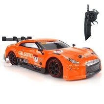 RC카 소품샵 보트 헬리콥터 렉서스 4WD 드리프트 레이싱 카 2.4G 오프로드 록스타 라, GTR Orange