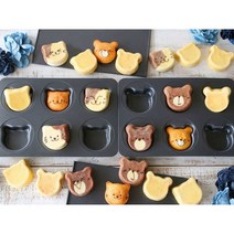 일본 휘낭시에틀 빵틀 고양이 베이킹 머핀 마들렌, 상세 페이지 참고, 곰