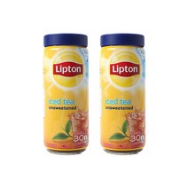 립톤 아이스 티 믹스 언스위튼드, 85g, 2개