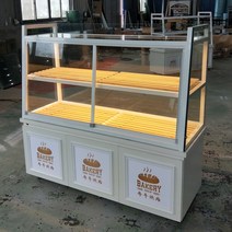제빵 쇼케이스 진열대 유리 조명 케이크 카페, 150cmx55Wx140cm고=2층화이트
