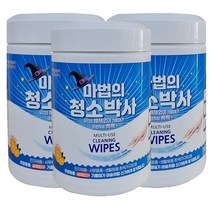 NEW 마법의 청소박사 원통형 150매x3통 만능크리너, 3개