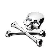 할리데이비슨 스티커 할리스티커 해골 엠블럼 바이크스티커, 09 90X90 METAL, 1