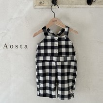 [키즈 바지] 아오스타 코튼오버롤
