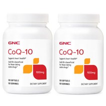 GNC 2병 CoQ-10 100mg 120정, 30정