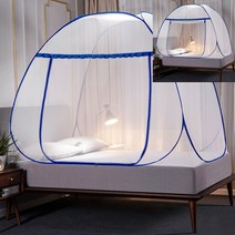 원터치 모기장 120x200cm 그레이 초미세방충망 침대용모기장 실외기실방충망 모기장문 방문모기장 탈부착방충망